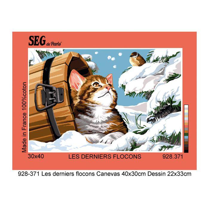 Antique Canvas The Last Flakes 30x40cm