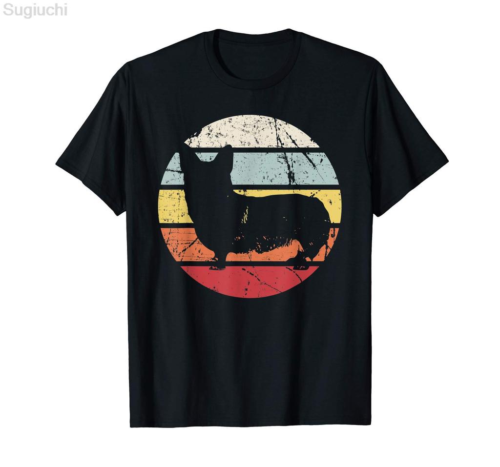 Welsh Corgi Dog Lover TShirt 100 Cotton Men Women Unisex Hip Hop T Shirts For Gift Size XS5XL