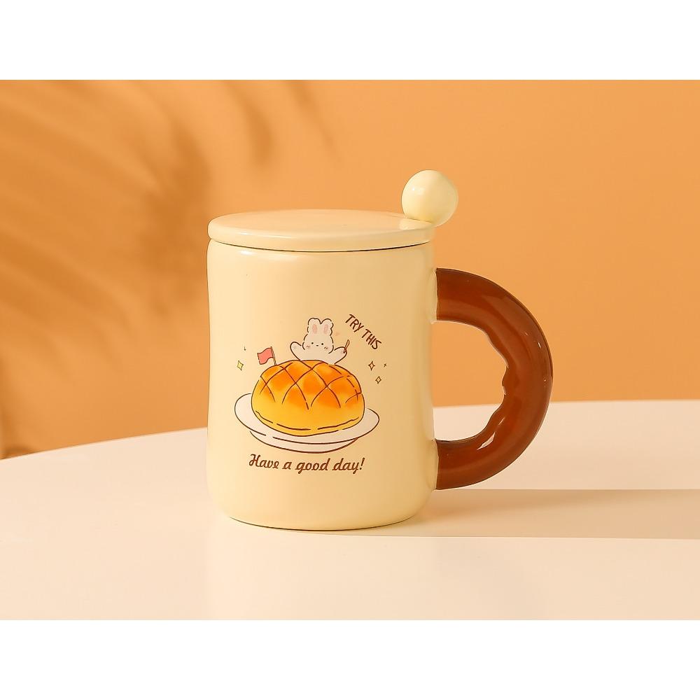 Milk Fufu Cute Rabbit Cup High Appearance Ceramic Cup Couple Cup Dormitory Drinking Water and Souvenirs