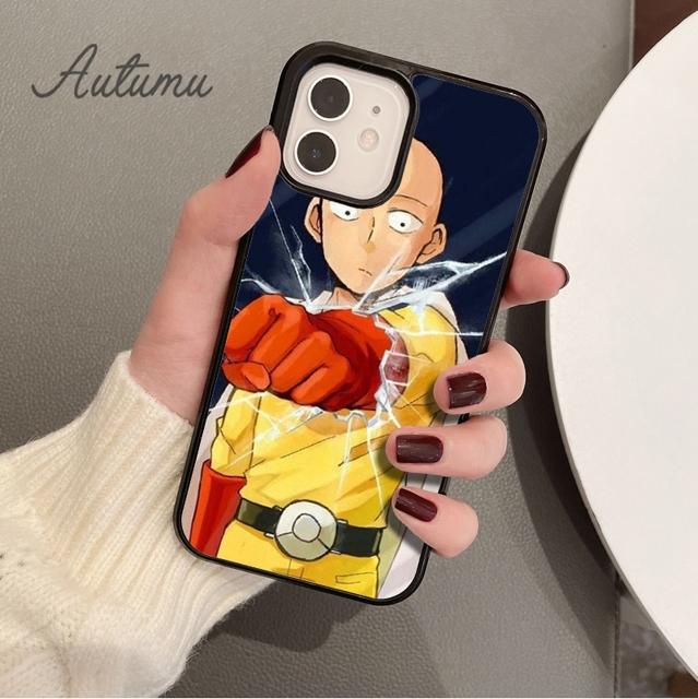 ONE PUNCH MAN Phone Case for iPhone 11 12 13 14 Pro Max mini X XR XS SE 2020 5 6S 7 8 Plus Samsung Galaxy S21 S22 Cover shell