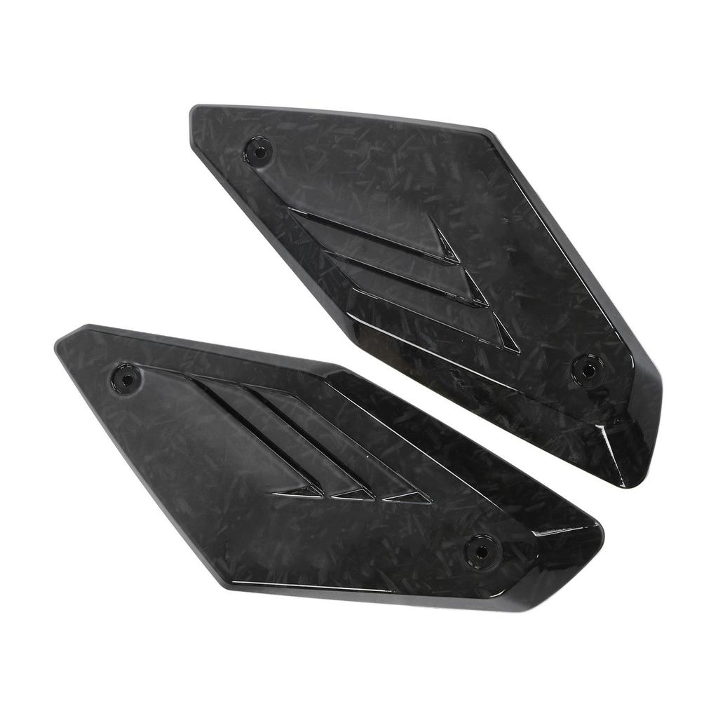 2PCS Motorcycle Side Panel Air Intake Cover Guard Protection Replacement for CB650R 2019 2020 2021Bamboo Charcoal