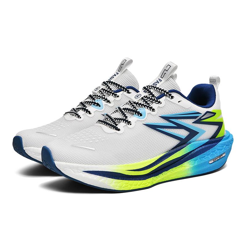 

Мужские кроссовки для бега, легкая спортивная обувь для пары, обувь на платформе для женщин, повседневная мужская обувь 45 белый/темно-синий