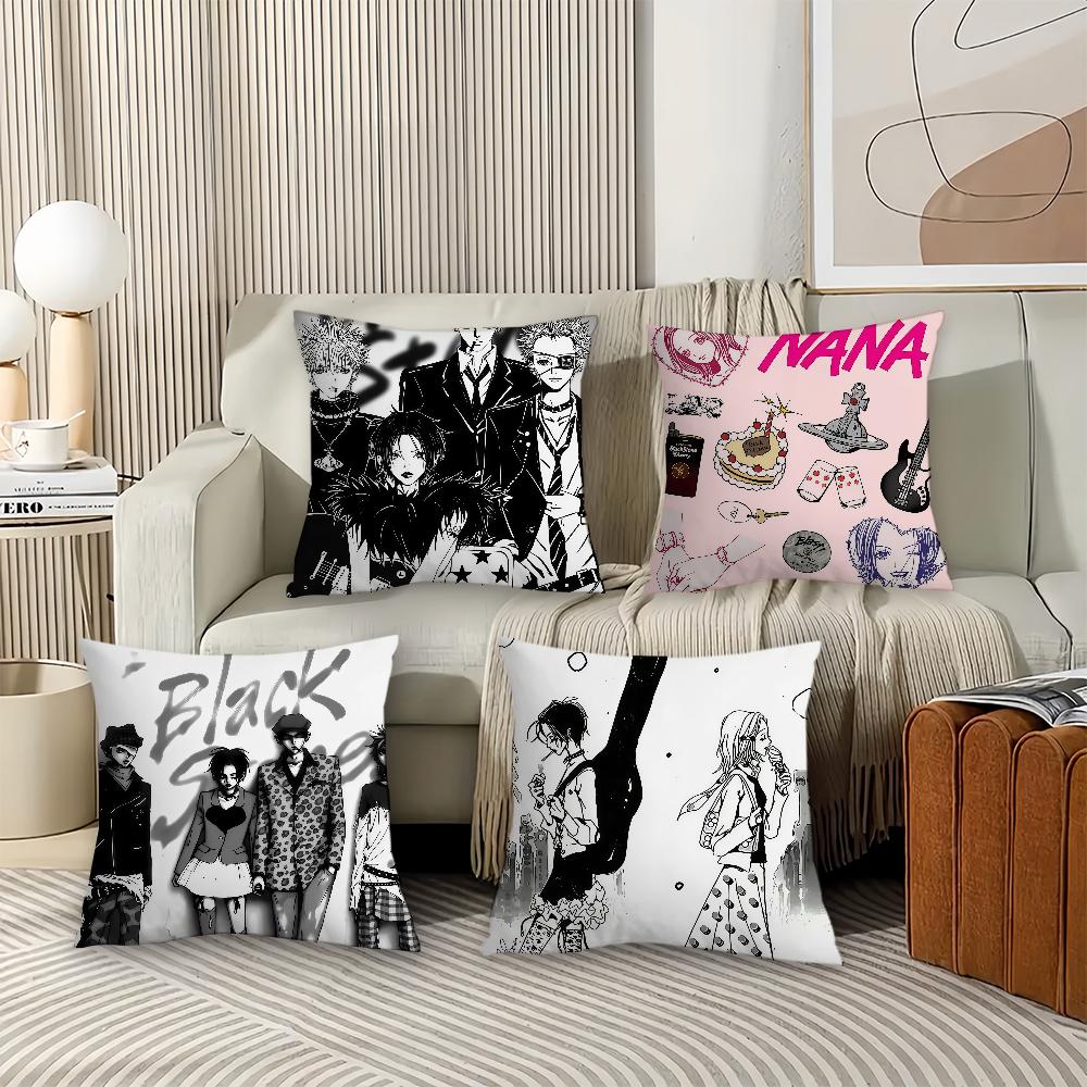 Anime NANA Pillow Case Office Cushions Suitable For Sofa Car Bedroom Decorative Cushion Cover