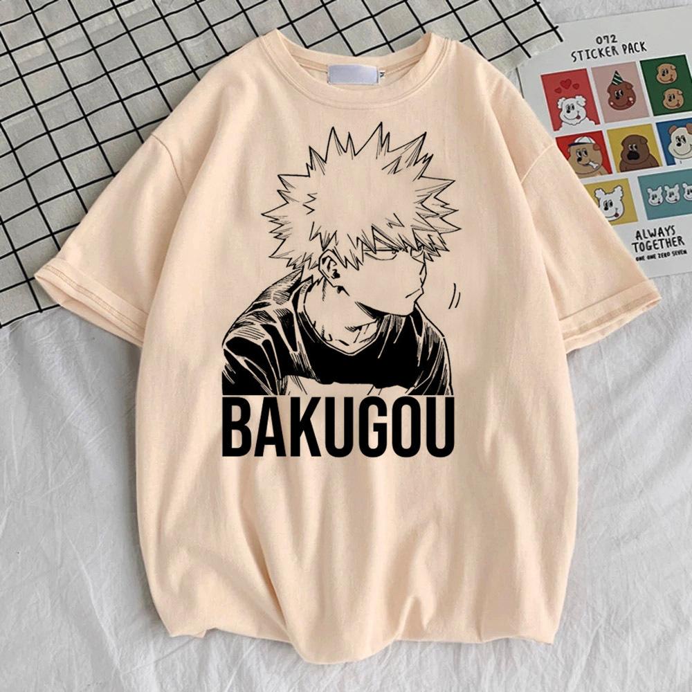 Bakugou t shirt women University Pop Culture Punk Psychedelic t-shirt 80s Pastel Grunge Vintage Punk Trendy