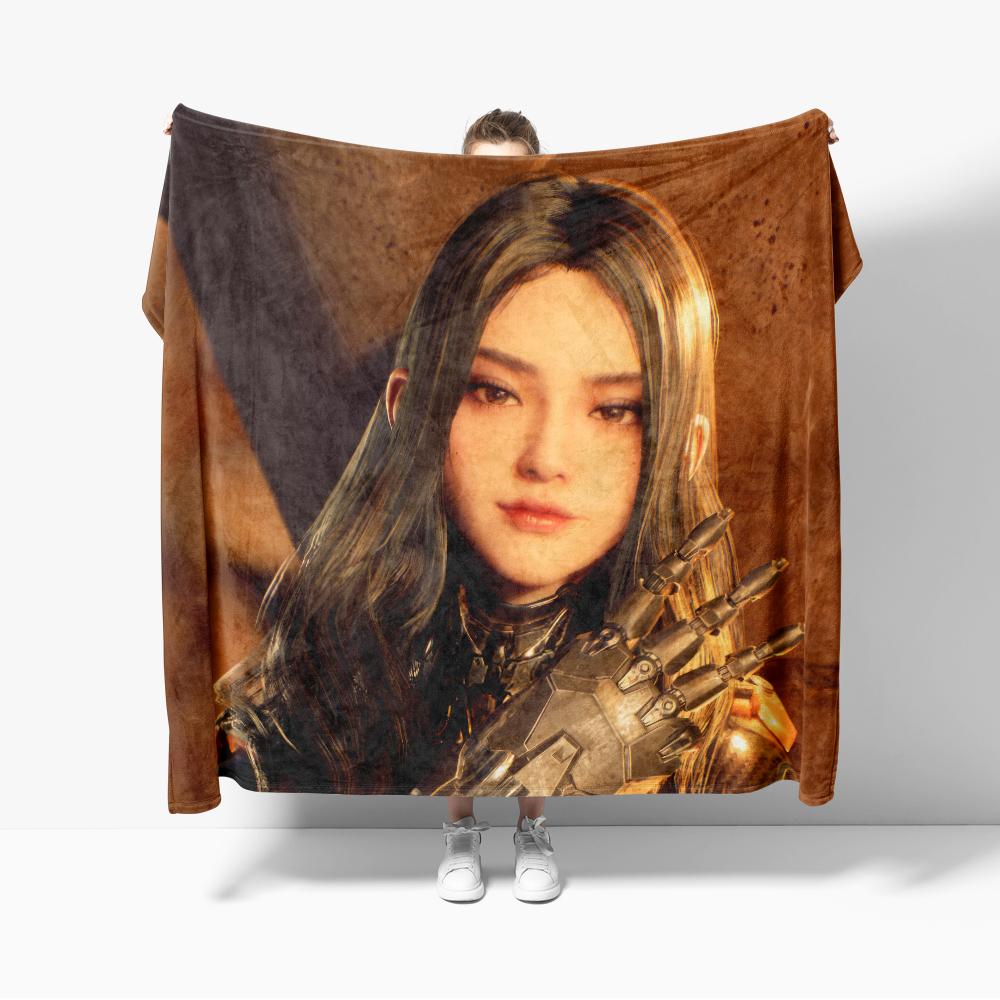 

Stellar Blade Flannel Blanket Series Game Blankets Sofa Decoration Cozy Soft For Dormitory Outdoor Bar 75cmx90cm