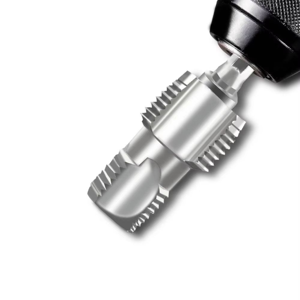 1 Stück Innengewinde PVC Rohr Gewindeschneider Aluminium G1/2 G3/4 Gewindeschneidwerkzeug 6,35mm Schaft Abnehmbares Gewindeschneiderwerkzeug