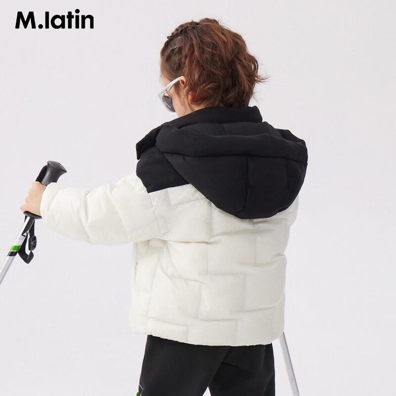 M.Latin Boys  Winter Windproof Patchwork Down Jacket 130cm