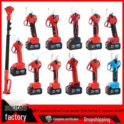 Cordless Electric Pruning Shears with Lithium Battery for Outdoor Garden and Fruit Tree Branches