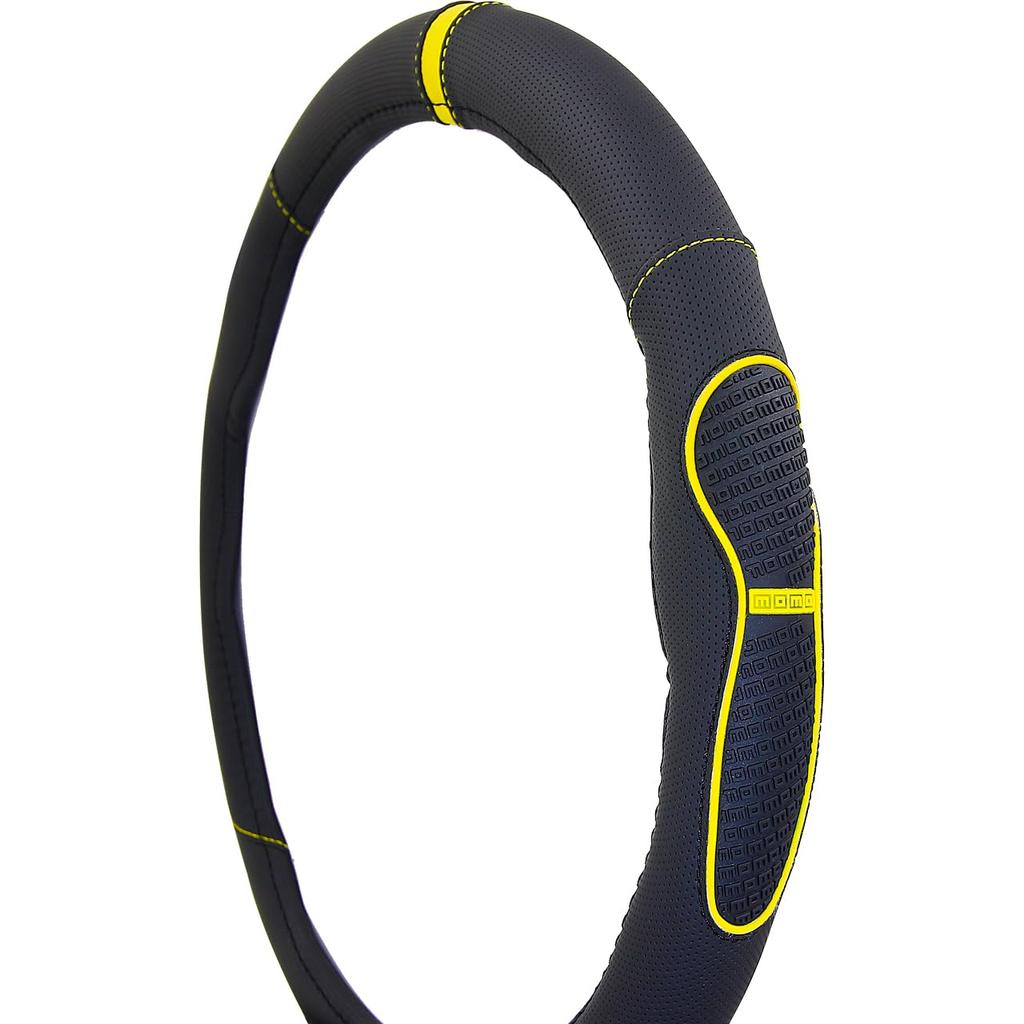 MOMO SUPER GRIP Steering Wheel Size Yellow Cover, Italy, Milan, Small,