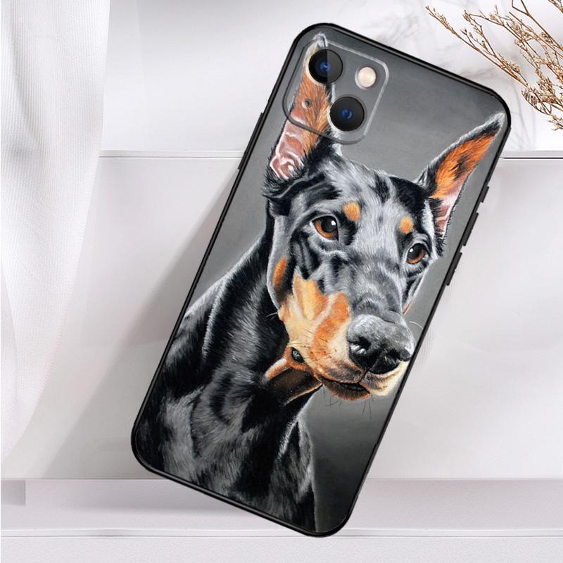 Dachshund Doberman Dog Shockproof Case For iPhone 17 16 15 14 11 Pro Max Plus 12 13 Mini 16e 17 Air Phone Cover