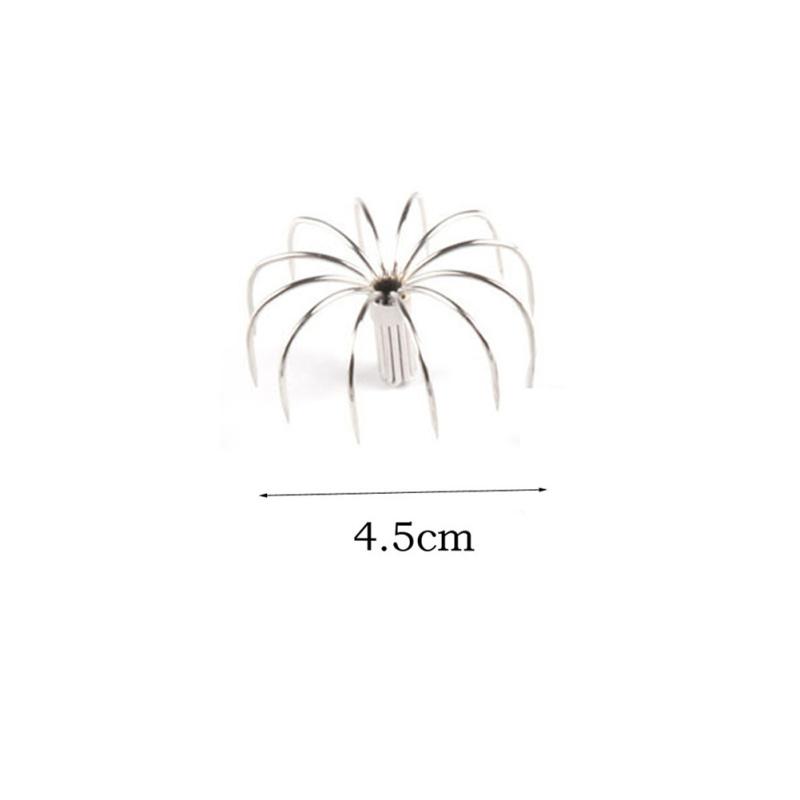 12 Needles Fishing Hook Stainless Steel Barbless Squid Hook Fishing Accessories