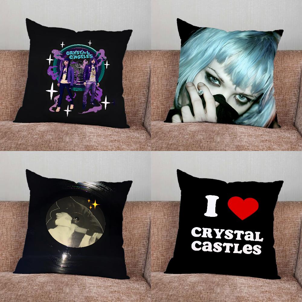 BNAD C-Crystal C-Castles Pillow Case For Home Bedroom Car Office Decoration Living Room Sofa Cushion Cover Suitable