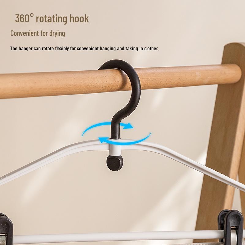 Umeraș de haine 2025 cu clipsuri - Soluție de depozitare îngroșată, care nu lasă urme pentru camerele de cămin