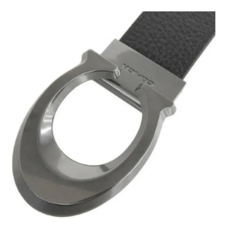 COACH Debossed Signature Leather Reversible Belt Men's Black (Unisex) Leather Belts CQ013QBLVW