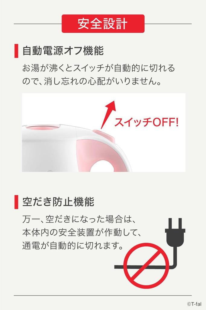 T-fal Electric Kettle, 1.2L, Large Capacity, "Justin Plus Sugar Pink" KO4907JP