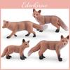 Entzückende Rotfuchs PVC-Modellkollektion Wunderschön gefertigte Waldtier-Spielzeuge für Alle