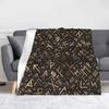 Mjolnir  the Hammer of Thor Blanket Flannel Autumn/Winter Viking Breathable Soft Throw Blankets for Bedding Travel Quilt