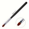 1pc Round Head Nail Pen Gel Extension Brush for DIY Manicure, Acrylic Coating Tool, Unscented, Nail Art Accessory, Nail Art Brush