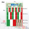 National Flag Seal Sticker Italy Set of 2 (1 Sheet
