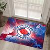 Blackburn Rovers Football Design Crystal Velvet Carpet Cozy Non?Slip Printed Rug For Bedroom Living Room Entrance