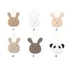 Safe & Easy To Clean Pacifier Decorative Charm Rabbit Pacifier Holder Comfortable Fun Teether Pendant Pacifier Ornament