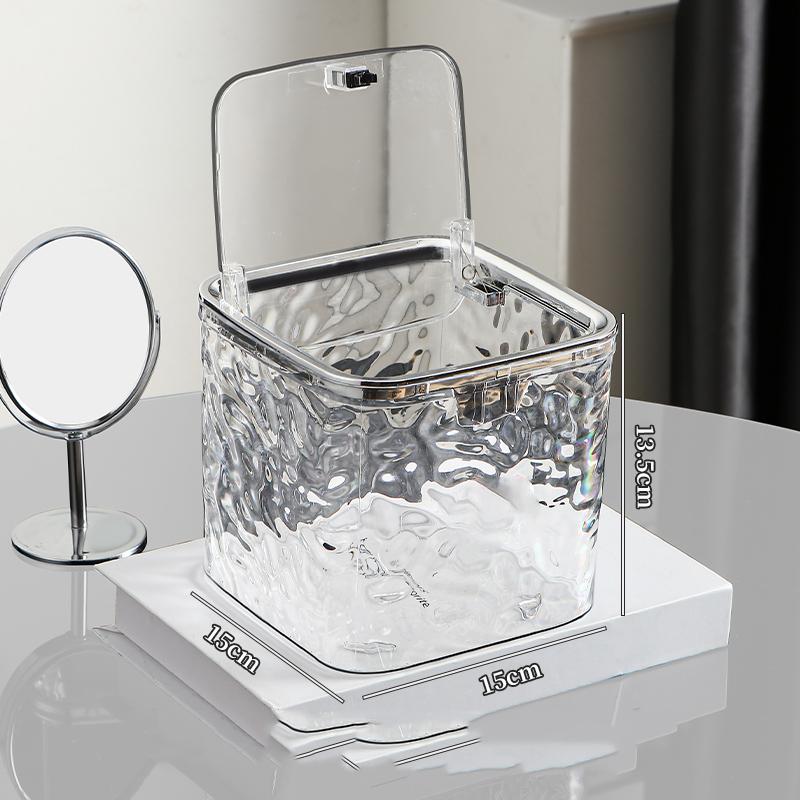 

Органайзер для аксессуаров для волос, акриловый ящик для хранения, прозрачный органайзер для резинок для волос, контейнер для капсул для стирки, настольный ящик для хранения