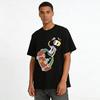 Skull Skateboard Print Tshirt Cool Street Style Casual Loose Tee Pure cotton T-shirt