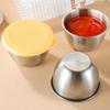 Barbecue Dipping Cup Stainless Steel Dipping Sauce Cup Outdoor Portable Seasoning Dish Salad Jam Cup Western Seasoning Dish