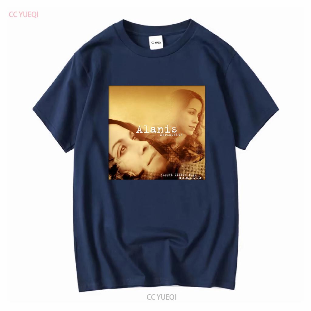 Alanis Morissette T Shirt Father day gift new best Dad vintage Washed Casual Stretched Slightly homme Breathable Stylish