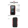 Voice Broadcast Digital Multimeter 6000 Counts Auto-ranging DMM Multi Tester Easy To Read with Carry Case for Continuity Diode N
