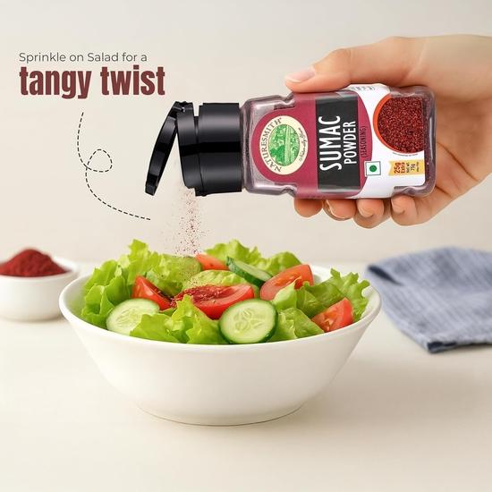 NATURESMITH SUMAC POWDER SEASONING-50g || SMALL SPRINKLER SEASONING ||