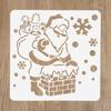 Christmas Painting Stencils Embossing Paper Card Scrapbooking Stamp Album Decoration New Year DIY Wall Window Decor Kids Gifts