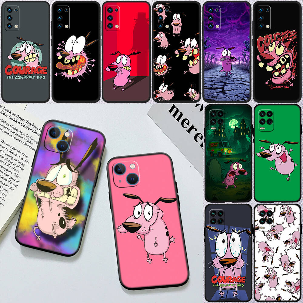 C-Courage C-Cowardly D-Dog New Phone Case for Redmi Note 8 9 10 11 11S 10C 10X 10A 10T 9A 9C 9T 9S 8T Pro Max Plus Prime