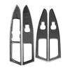 For Ford Mondeo 2018  Window Glass Lift Switch Button Panel Decorative Trim Cover Sticker Car Inner Accessories Carbon