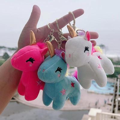 Mini-Einhorn-Plüsch-Schlüsselanhänger – Niedliches Pony-Anhänger-Spielzeug