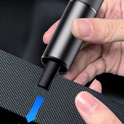 Car Safety Hammer with Spring-Loaded Window Breaker Emergency Hammer Seat Belt Cutter Life-Saving Escape Survival Tool 2 In 1