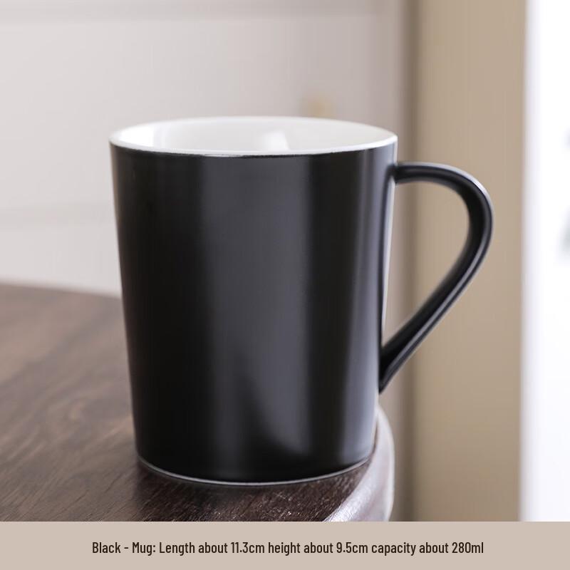

Duoli Solid Color Ceramic Mug