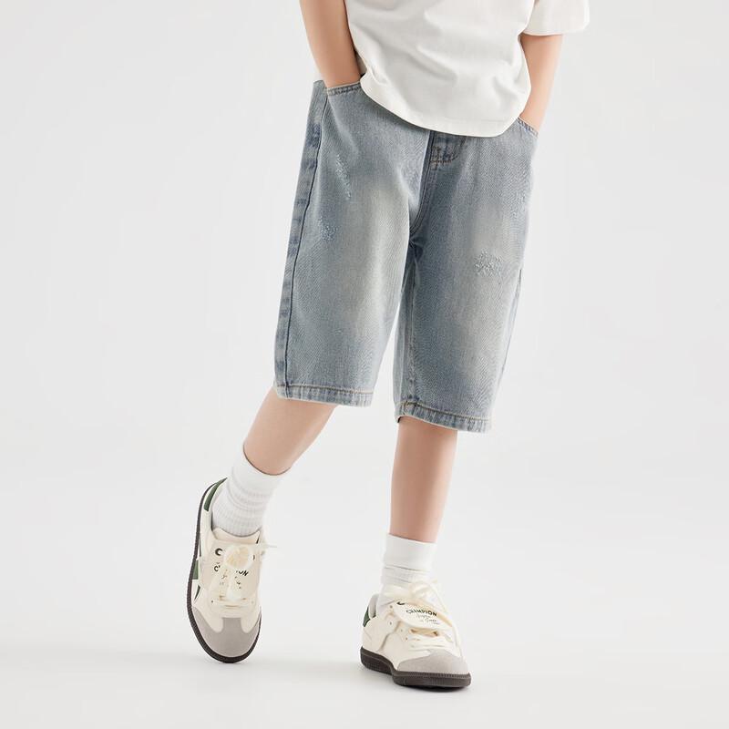 Boys' Casual Denim Bermuda Shorts