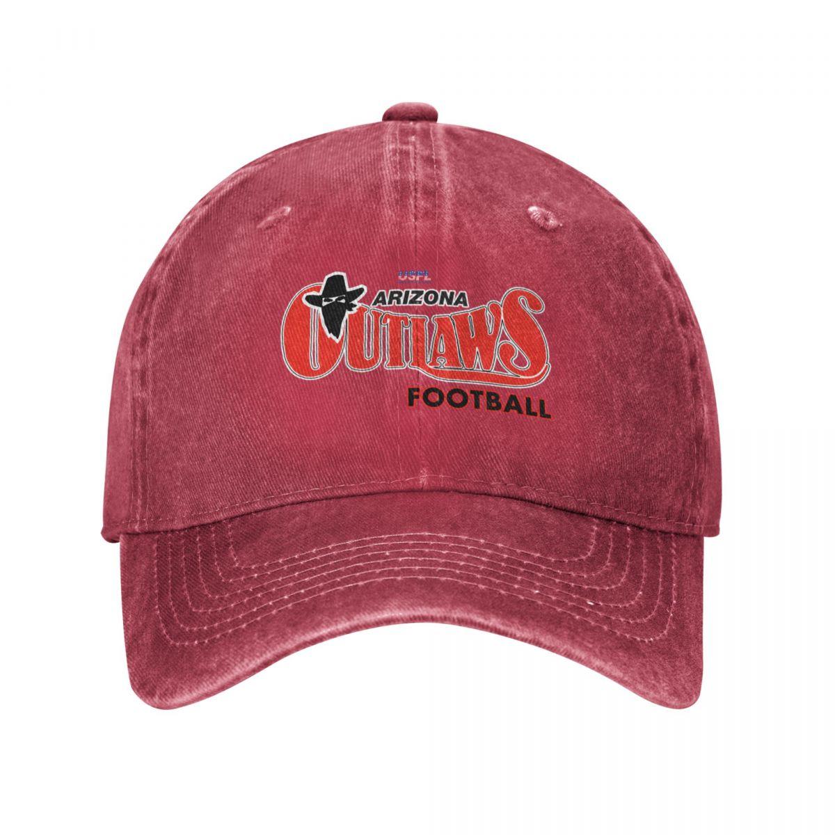 Arizona Outlaws Football Baseball Cap beach hat Dropshipping F Sun Hat For Children Baseball For Unisex Womens