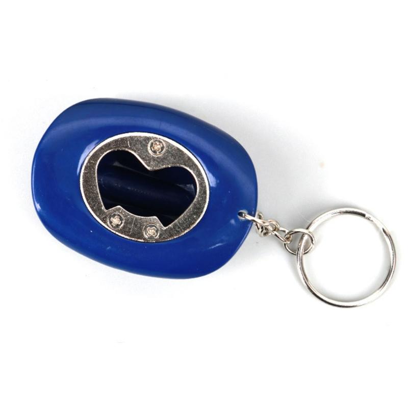 Practical ABS Plastic Cowboy Hat Shaped Bottle Opener Keychain Perfect for Camping Backpacking and Daily Use