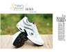 Men's White Sports Shoes: Air Cushion, Breathable, Non-Slip Leather, Trendy Casual Footwear for Autumn.