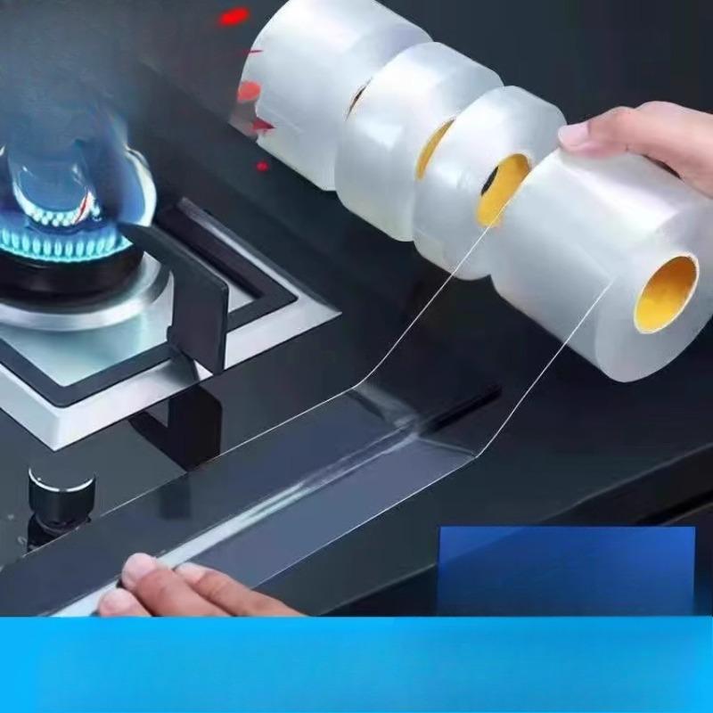 

Герметик для швов кухонной раковины, герметик для водонепроницаемых кромок плиты, полоса для заделки швов раковины и туалета, предотвращающая образование плесени 50mm*5m