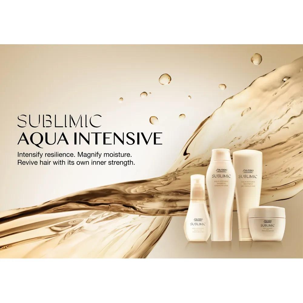 Shiseido Sublimic Aqua Intensive Maske (TROCKEN) 200ml Für trockenes und geschädigtes Haar