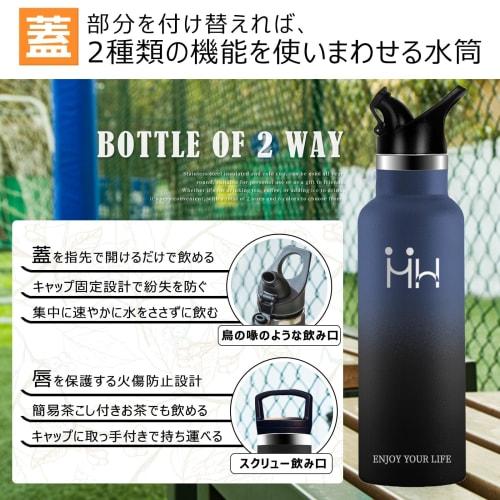 Eliciya 750ml Stainless Steel Water Bottle with Vacuum Insulation, Keeps Drinks Hot or Cold, Carbonated, and Sports Features. Wide Mouth Design for Ea