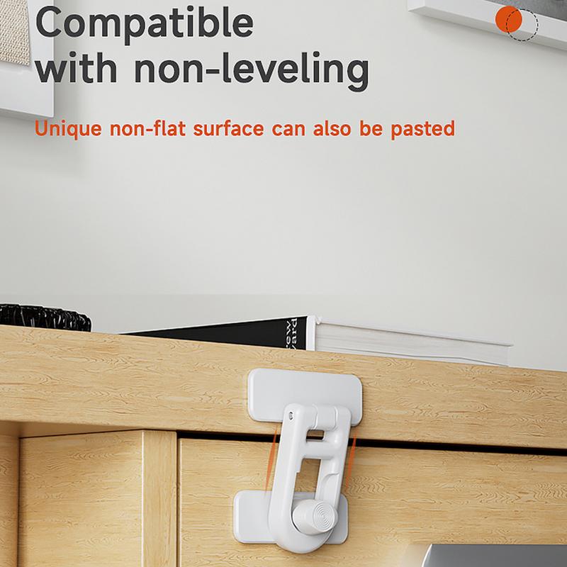 child safety lock Anti-Pinching Hand Cabinet Drawer Locks Plastic White Black Safety Buckle for Children Kids Protection