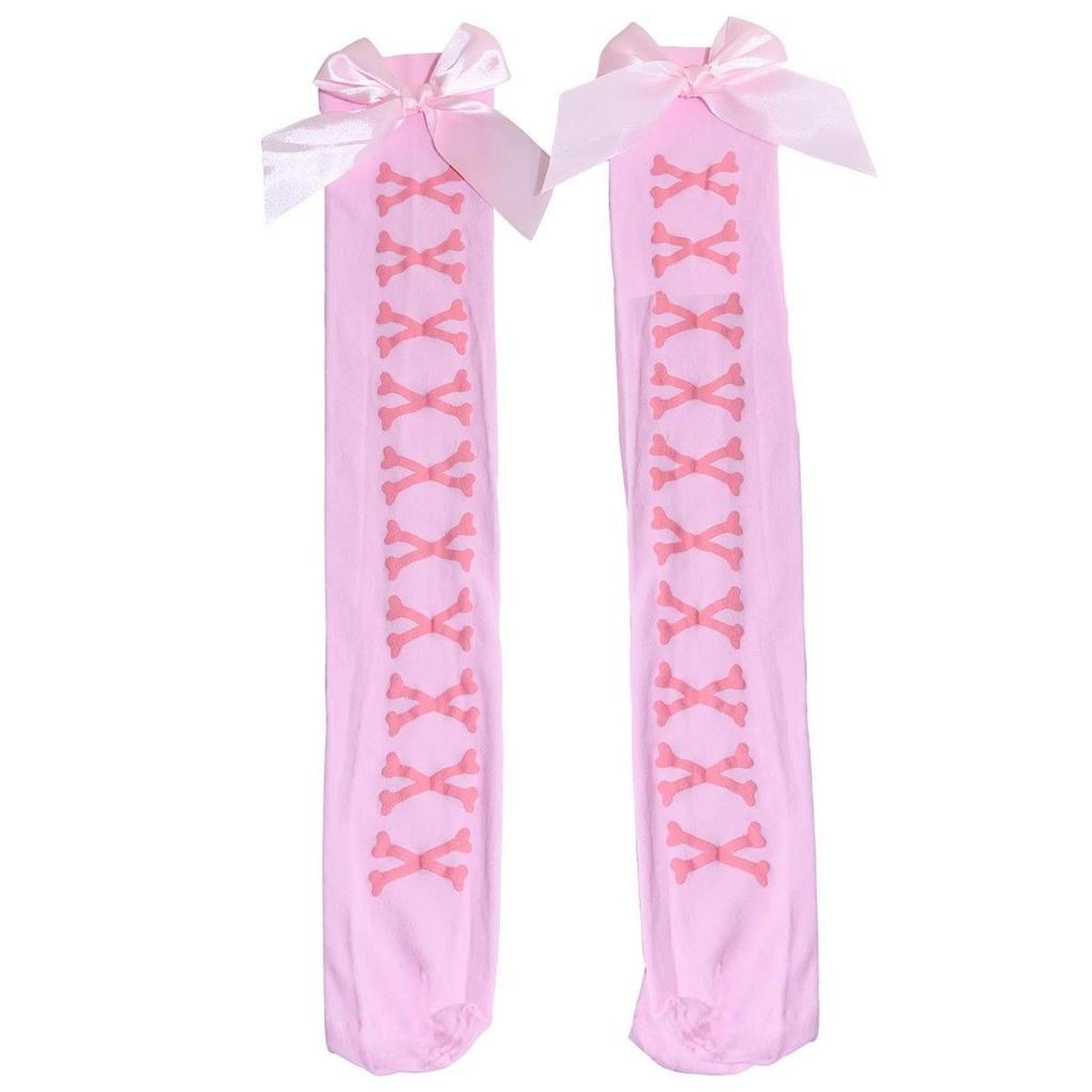 Black Lace Bow Lolita Calf Socks Socks Women Socks Jk Lace Japanese Socks
