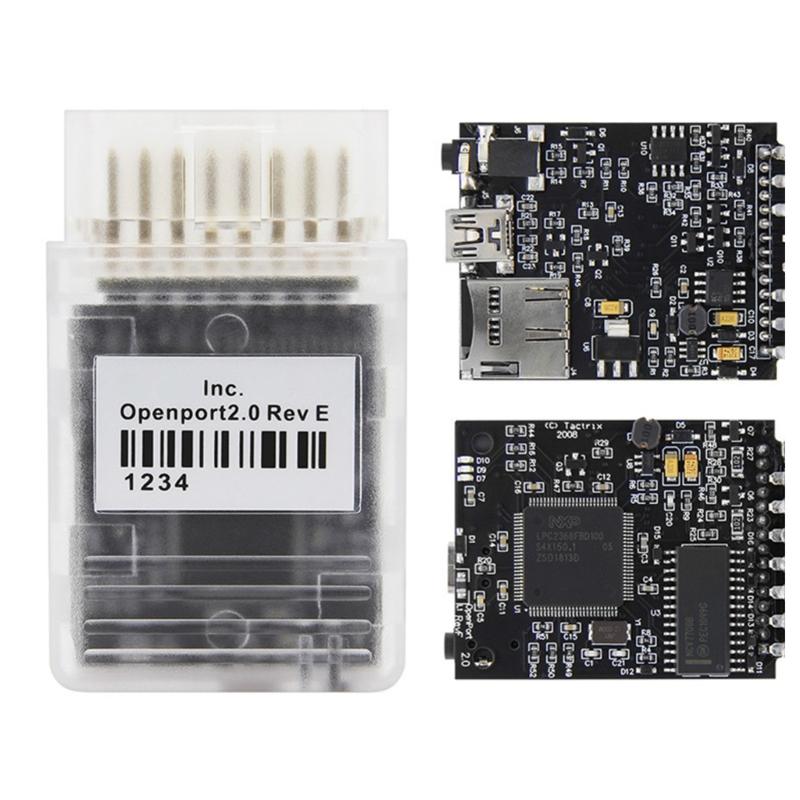 Auto Chip Tuning Tool OBD2 Connector Scanner Diagnosis Software Remote Install for Vehicle Debugging Tactrix Openport2.0