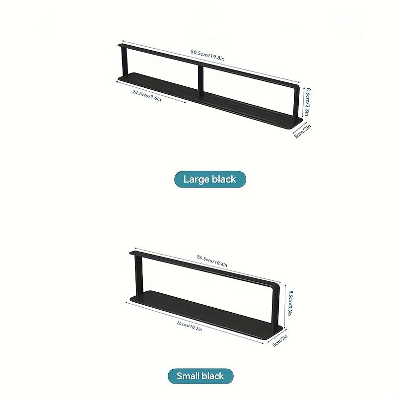 

1 magnetic clothes hanger storage rack, washing machine clothes hanger storage rack, wardrobe/laundry room clothes hanger S чорний