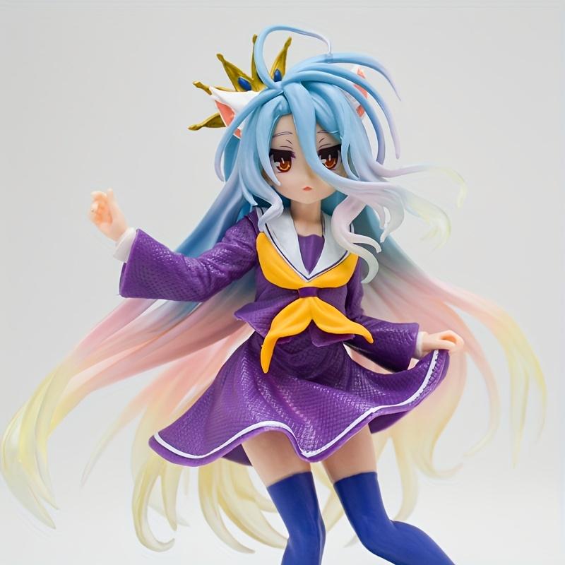 19CM Anime NGNL No Game No Life White Figure Anime PVC Anime Action Figures Model Collection Ornament Anime Model Toy Gift