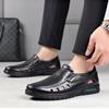 Męskie sandały z prawdziwej skóry Perforowane buty Codzienne Oddychające Odporne na zużycie Antypoślizgowe Cool Trend Męskie buty sportowe Biznesowe